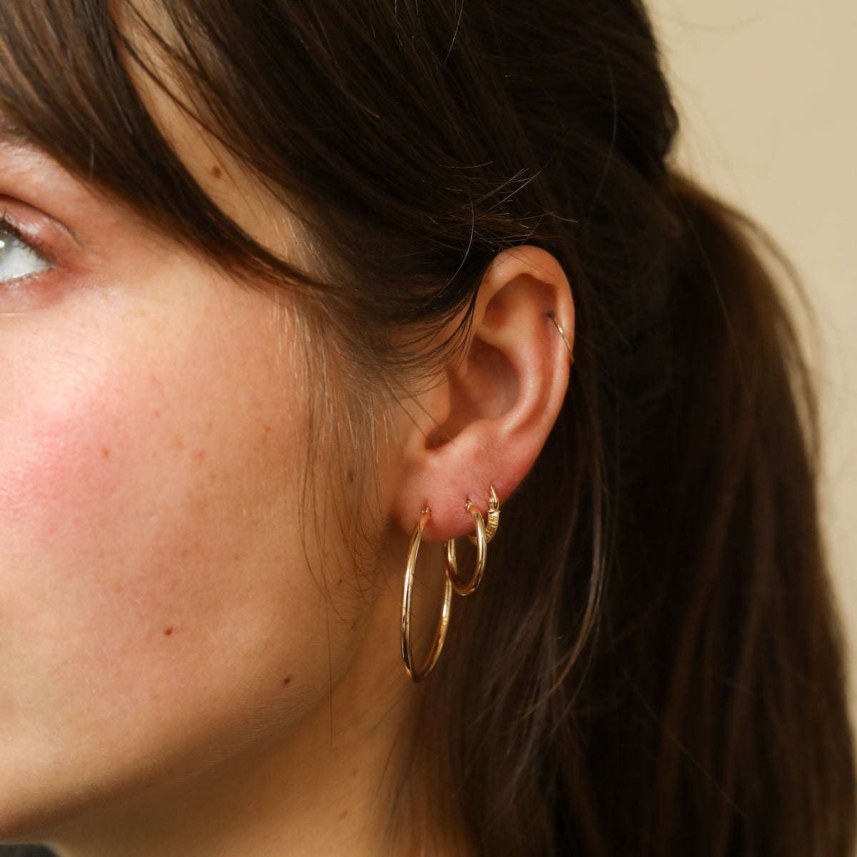 14K Gouden Oorbellen | 19 mm