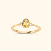 Tanja Citrine ring | 9K