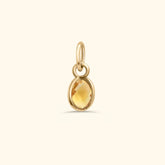 Citrine pendant | 14K Gold
