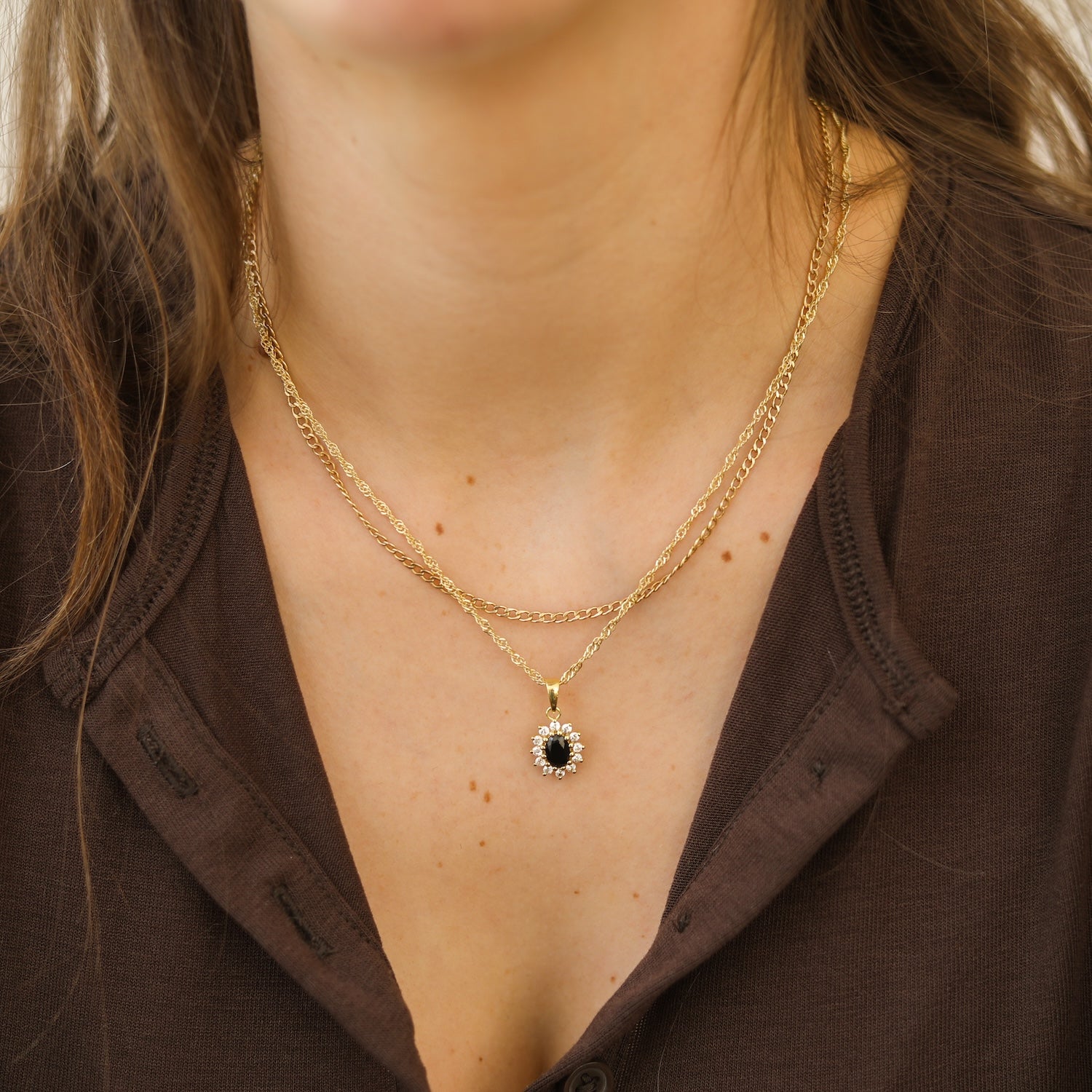 Lady Diana Ketting Black